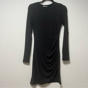 Altar’d State Medium Black Ribbed Dress